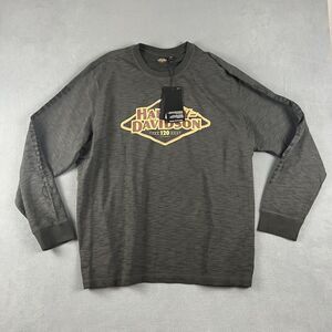 NWT Harley Davidson 120th Anniversary Mens 3XL Long Sleeve Pullover Shirt